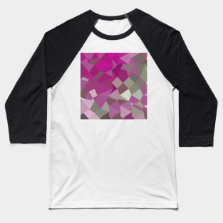 Dark Lavender Abstract Low Polygon Background Baseball T-Shirt